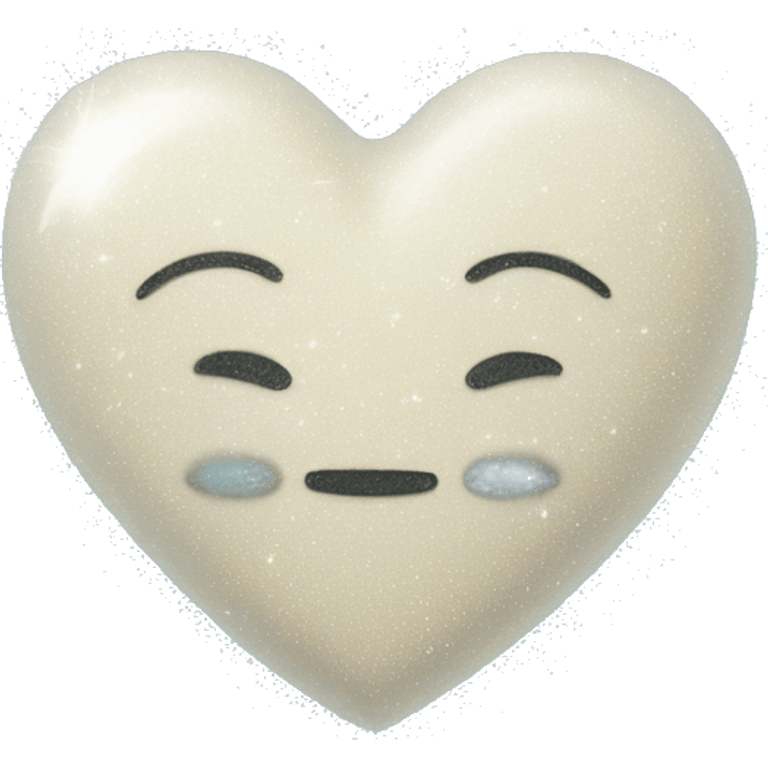 Powder blue heart with sparkles emoji