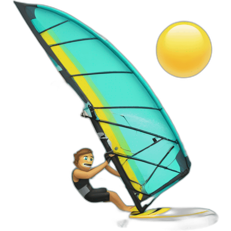 Windsurfing emoji