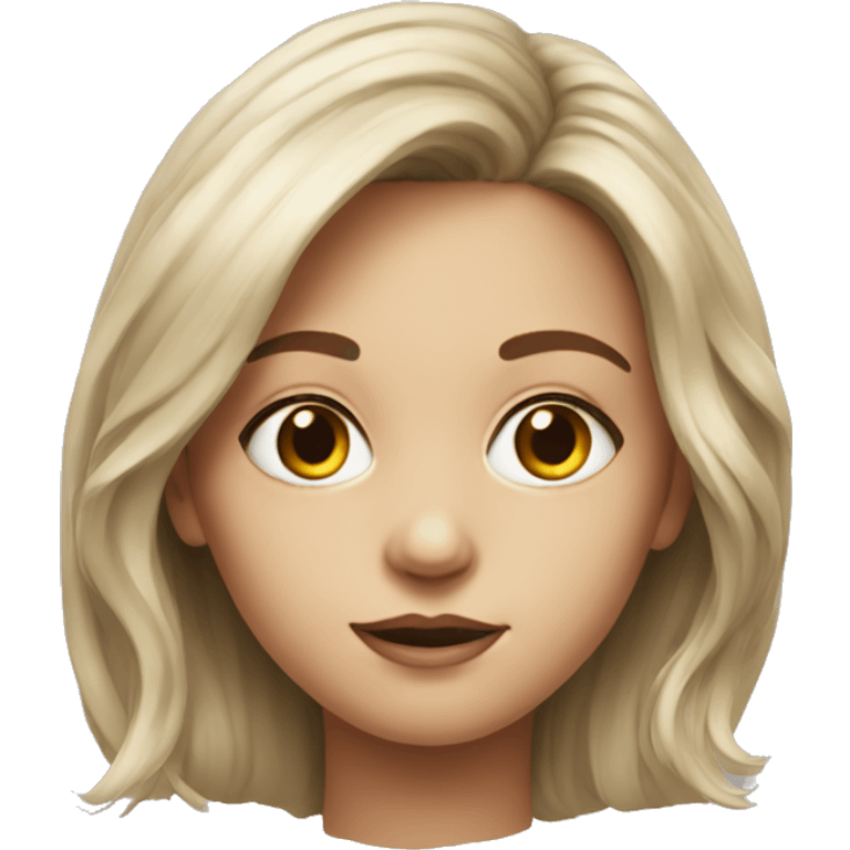 realistic portrait of girl emoji