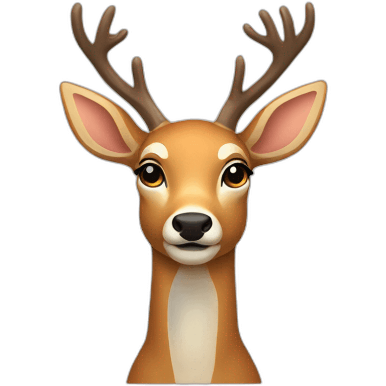 New Year's deer emoji