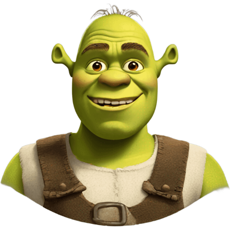 shrek shrek shrek with a large head emoji