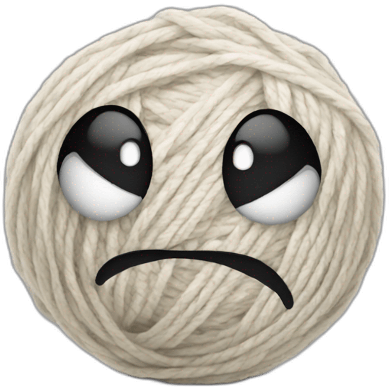 angry ball of yarn emoji