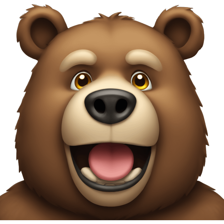 Big fat bear  emoji