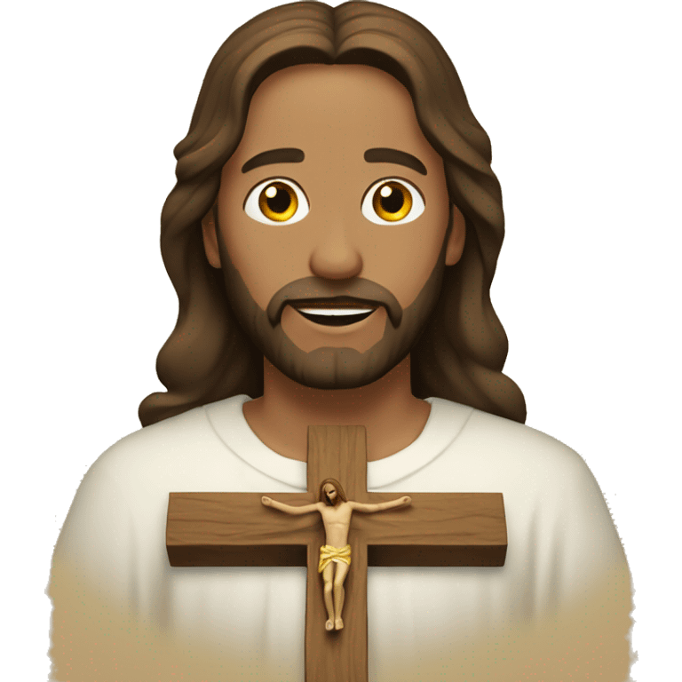 jesus on cross emoji