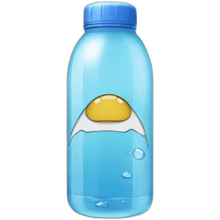 À water bottle of anime emoji