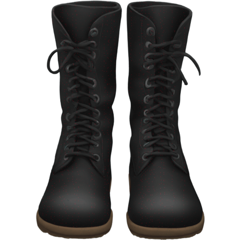 Black boots emoji