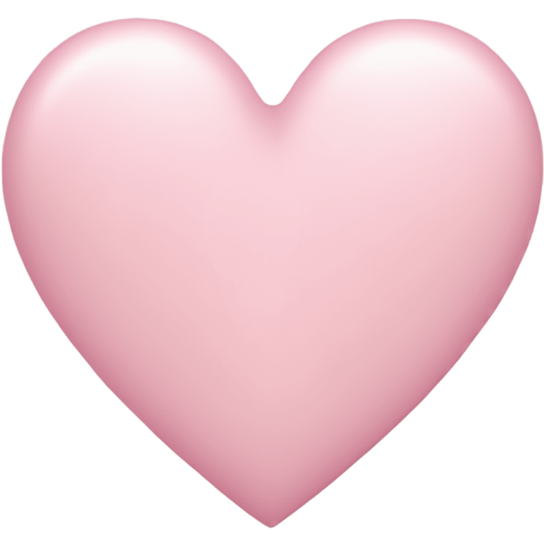 Pastel pink heart emoji