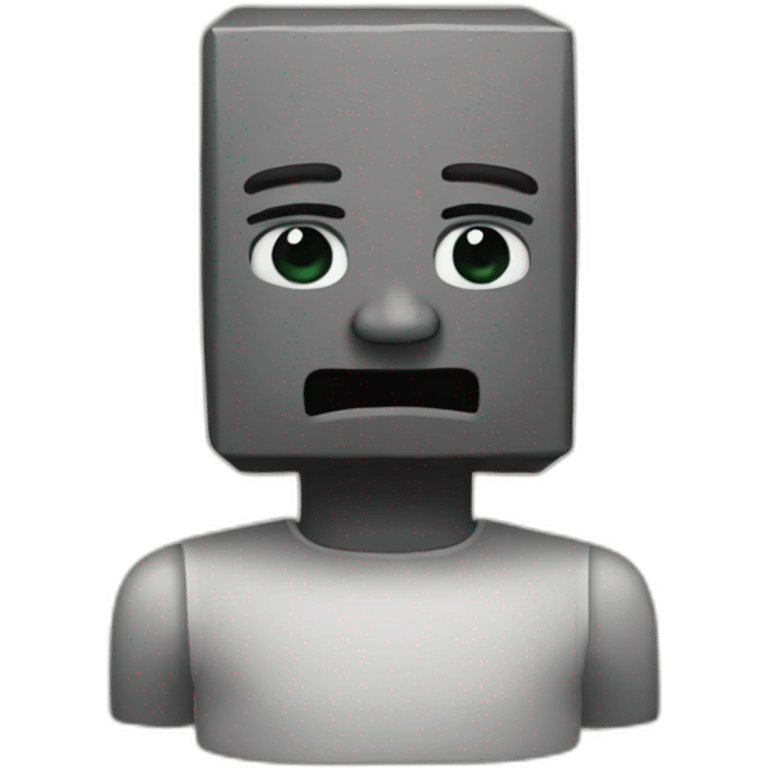 Block head emoji