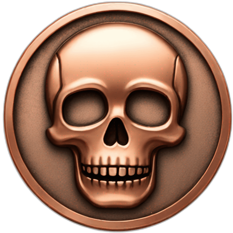 COIN copper with skull emoji