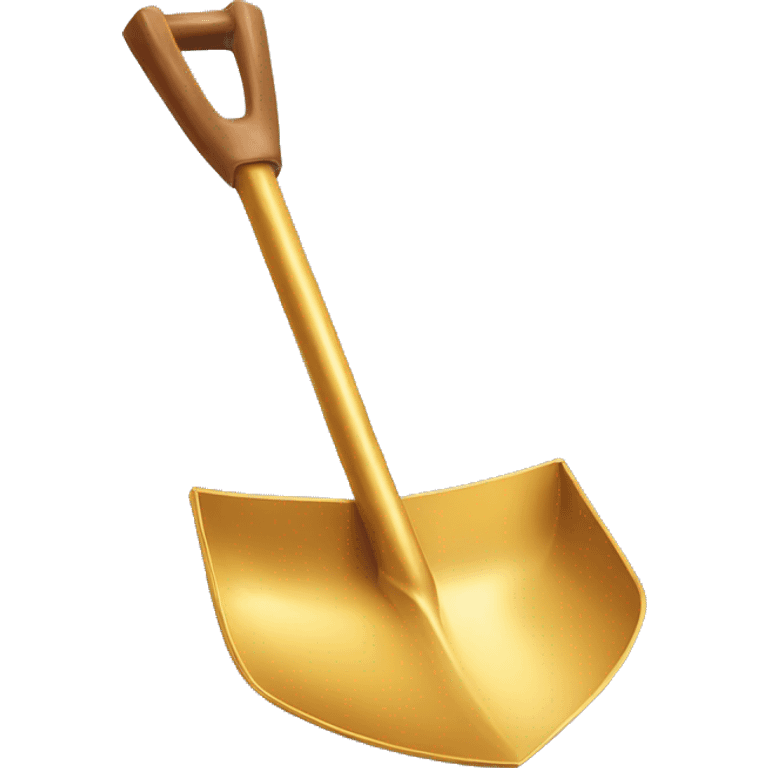 Gold shovel emoji