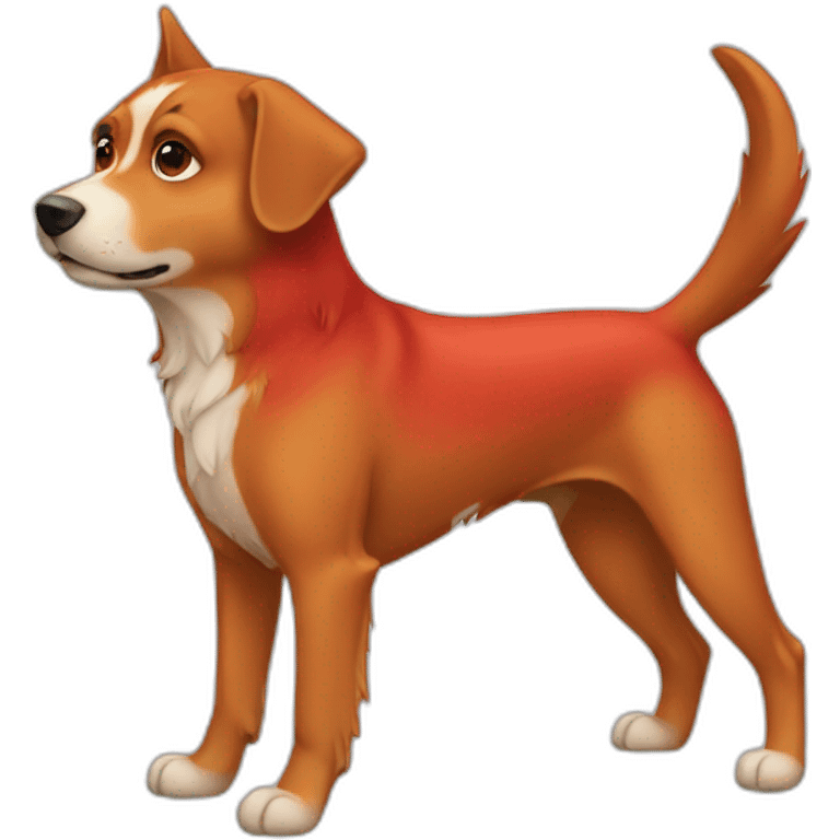 red healer dog emoji