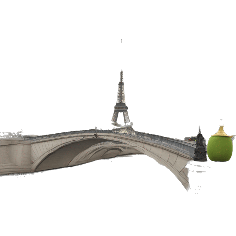 Paris point alexandre iii bridge emoji