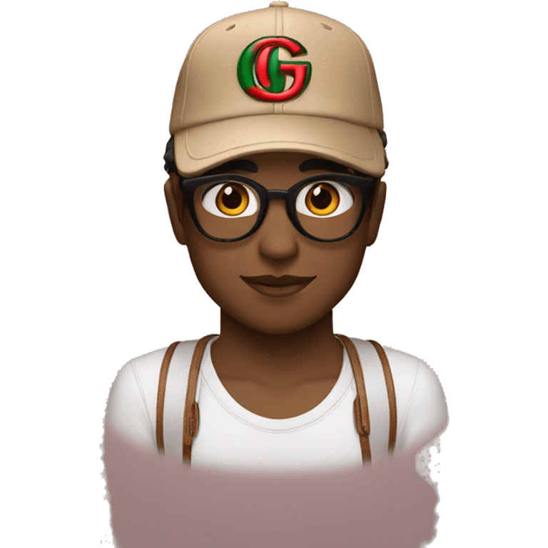 Chico con gorra Gucci  emoji