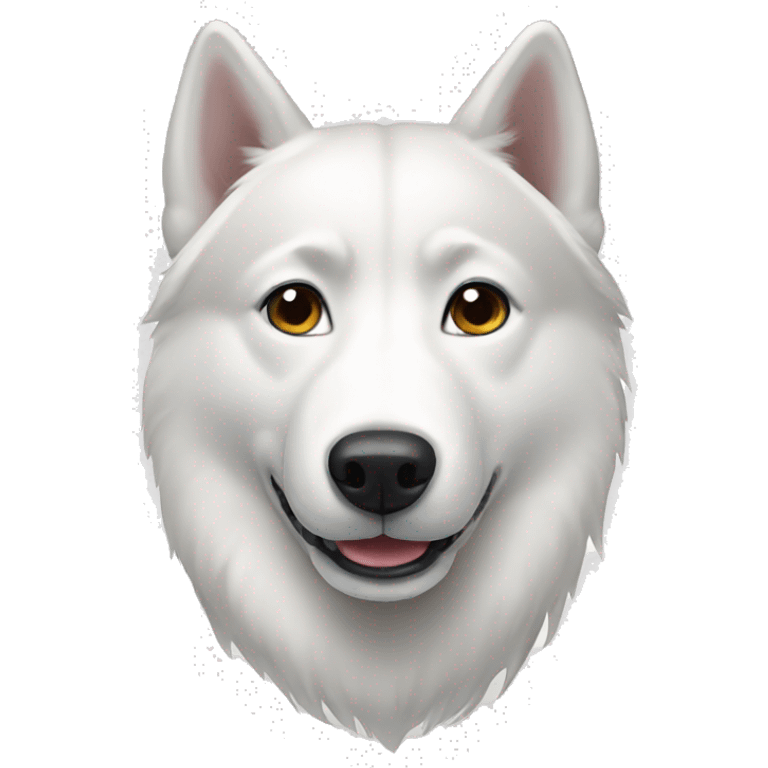 White husky emoji