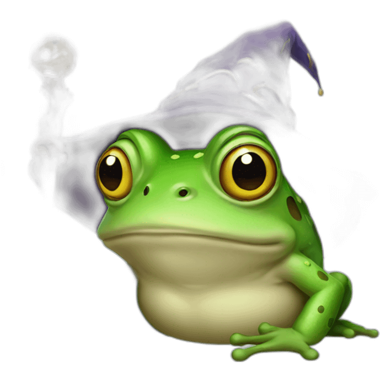 wizard frog emoji