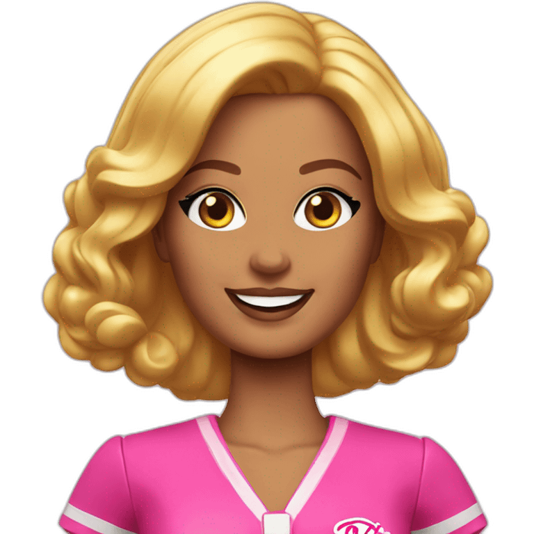 Victory Barbie emoji