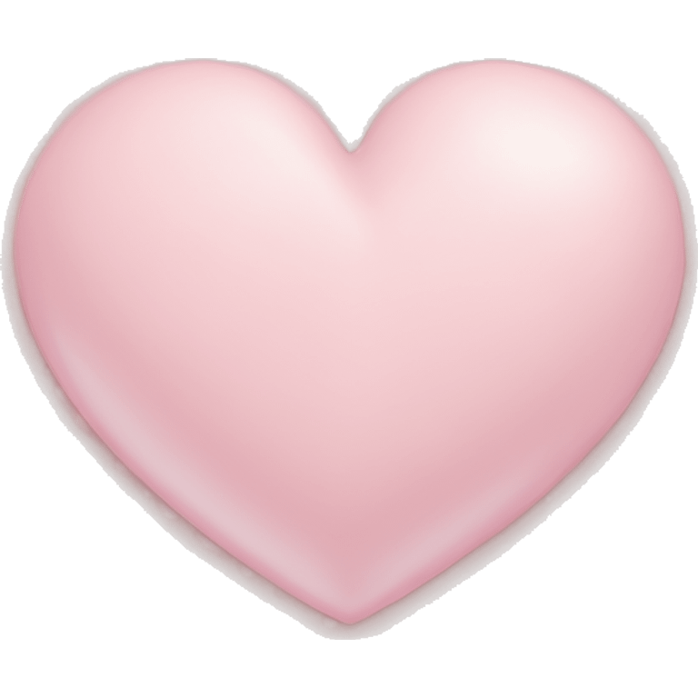 Heart pastel pink emoji