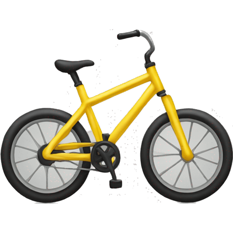 Yellow bike emoji