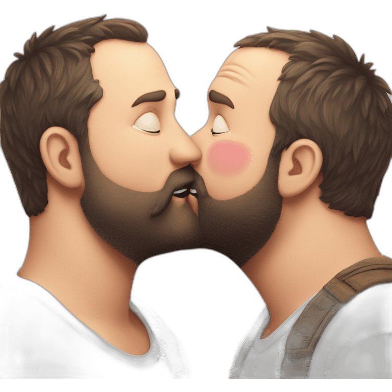 tom segura kissing bert kreischer emoji