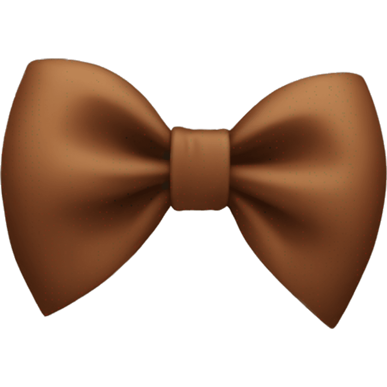 Brown bow emoji