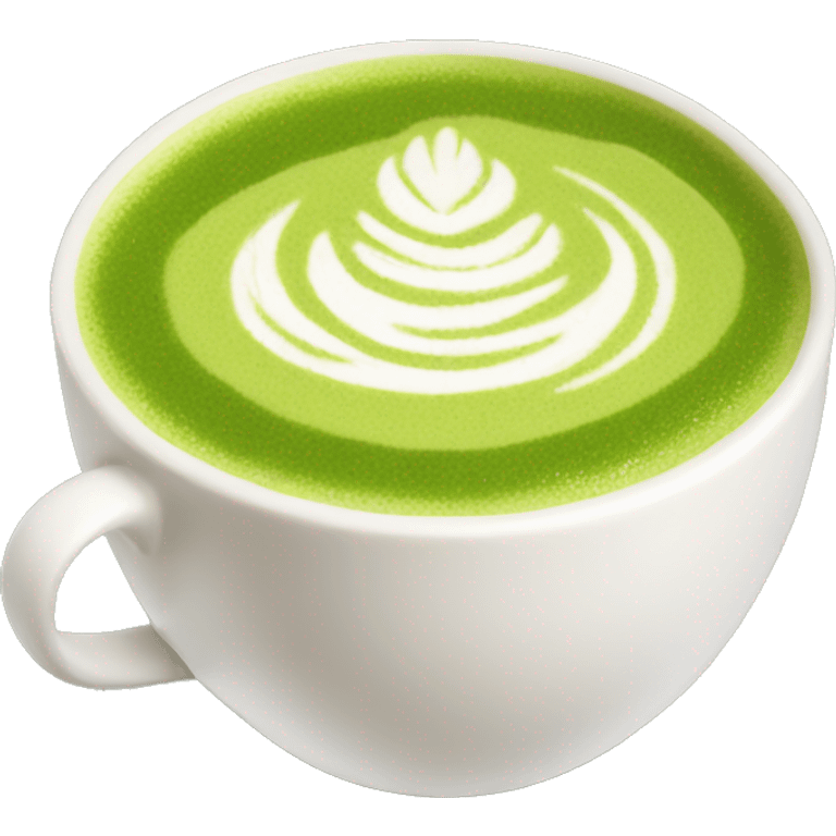 Matcha latte  emoji