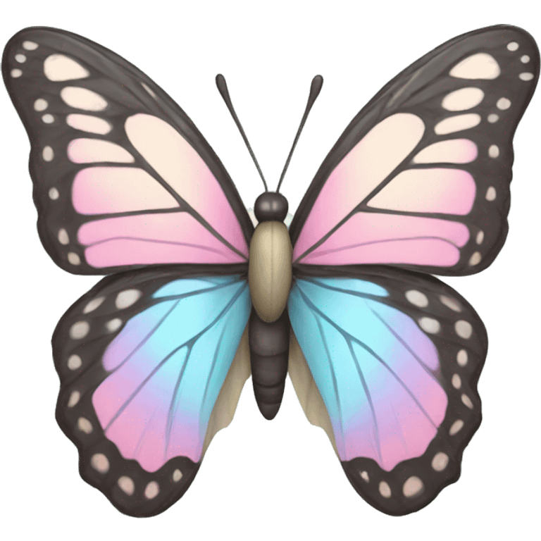 Pastel butterfly emoji