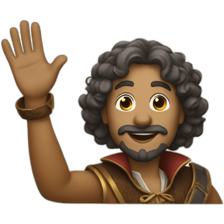 bard waving hand emoji