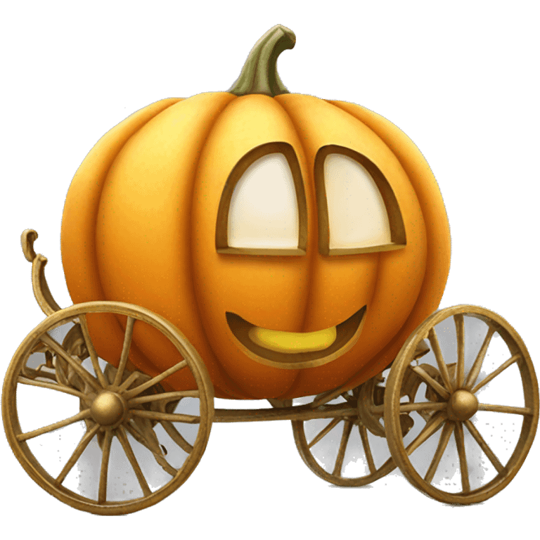 Cinderella pumpkin carriage emoji