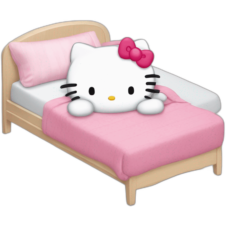 Hello kitty sleeps emoji