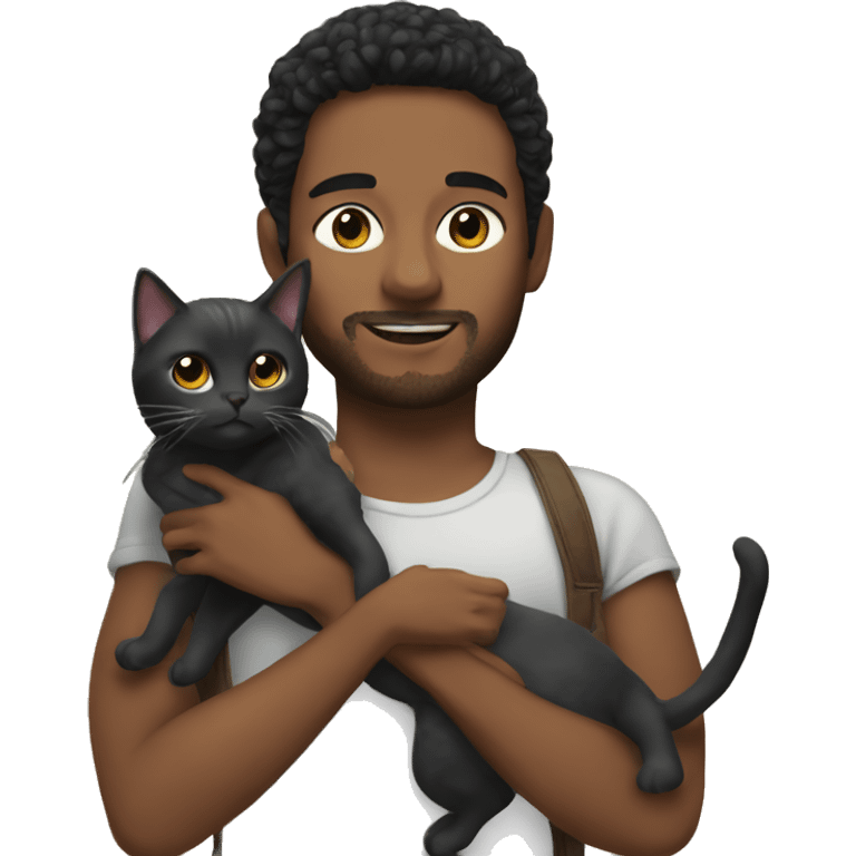 Me and a cat  emoji