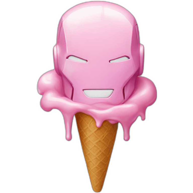 Iron man ice Cream emoji