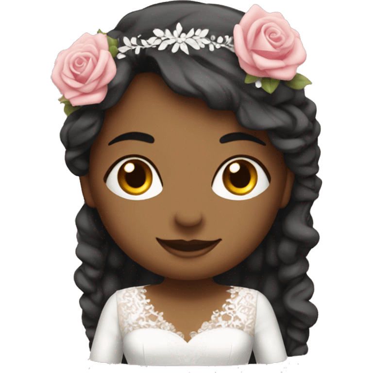 Mariage avec costume rose emoji