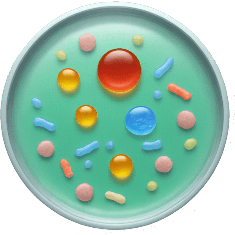 petri dish on a table emoji