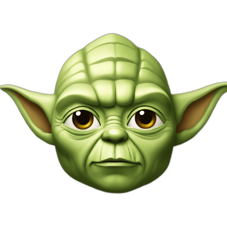 Maître yoda très musclé  emoji