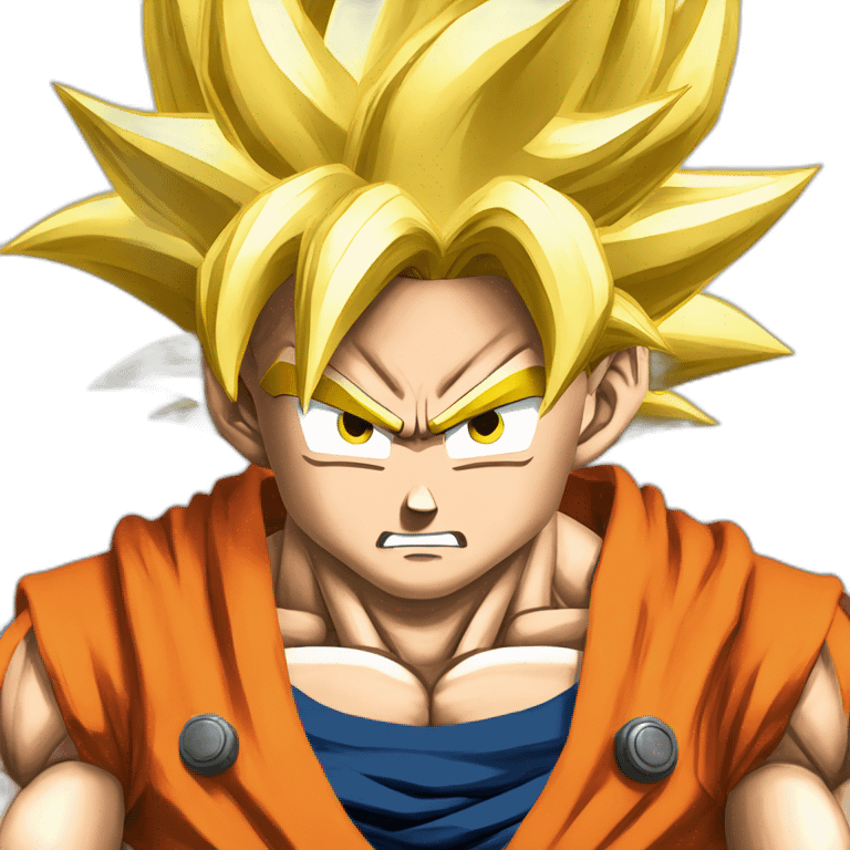 Goku super saiyajin emoji