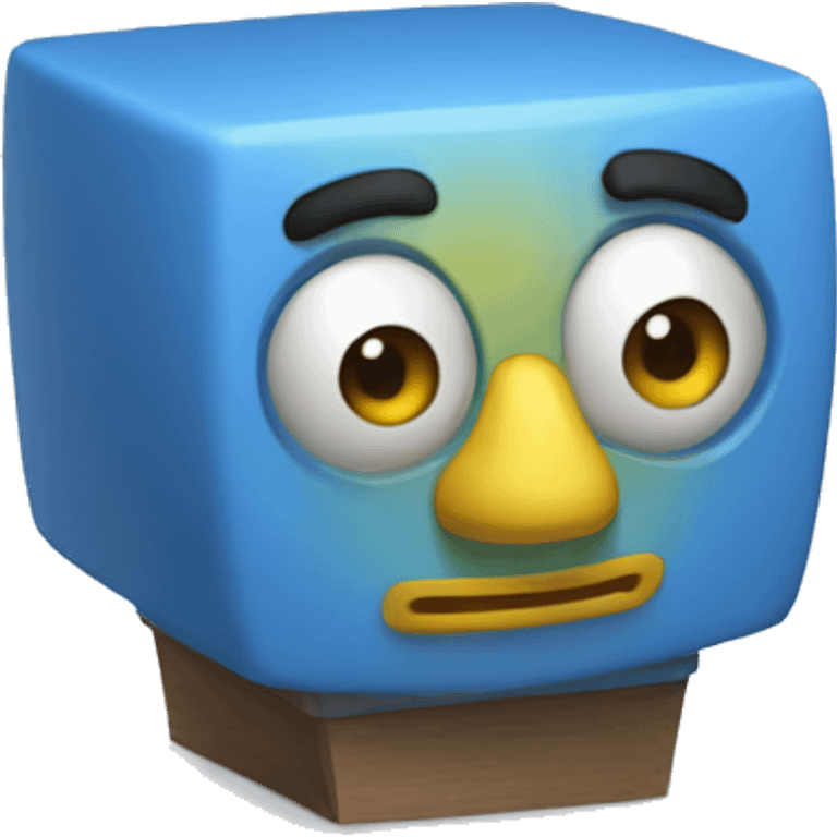 El Genio Azul de la lampara, 3D Pixar Style emoji