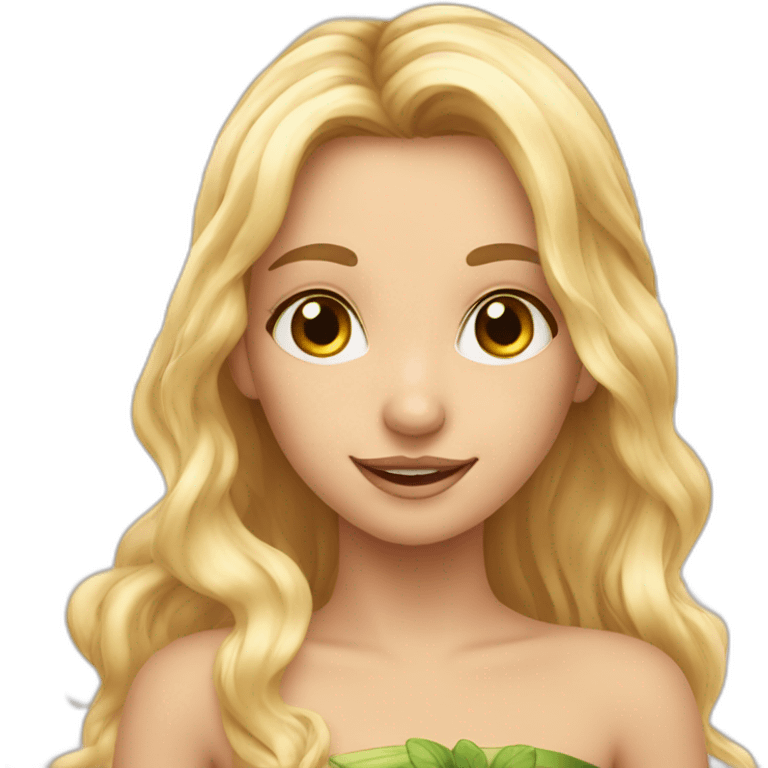 a very pretty fairy-taly looking blond emoji