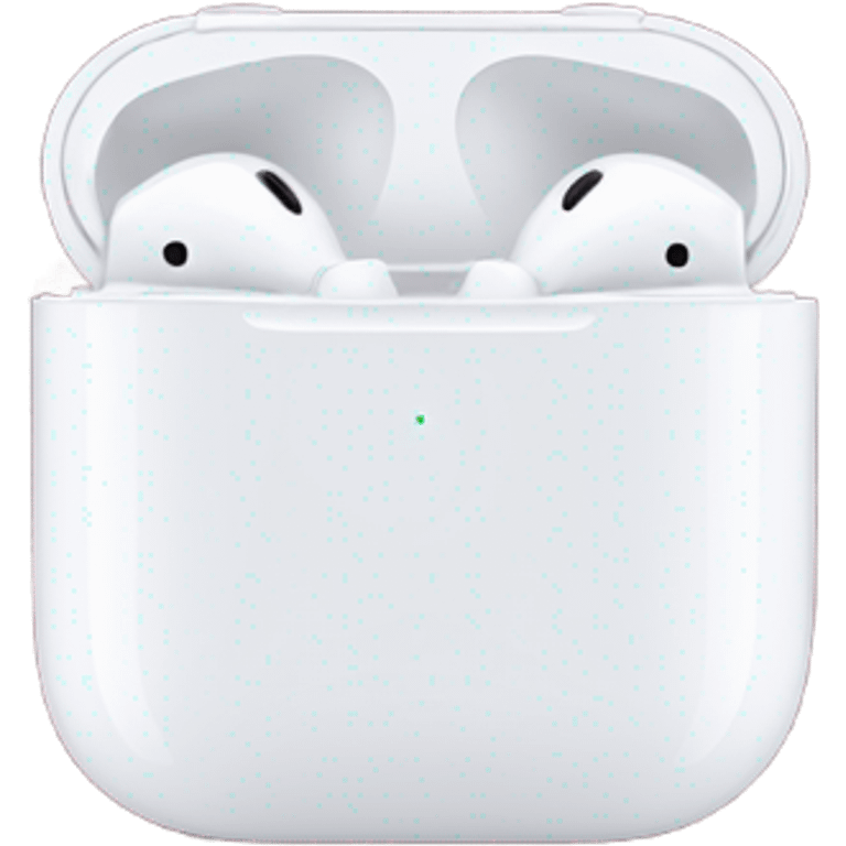 Air Pods maroon color emoji