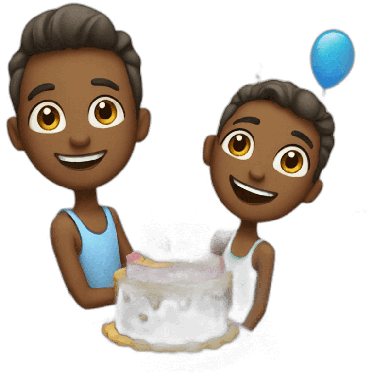 Celebración cumpleaños emoji