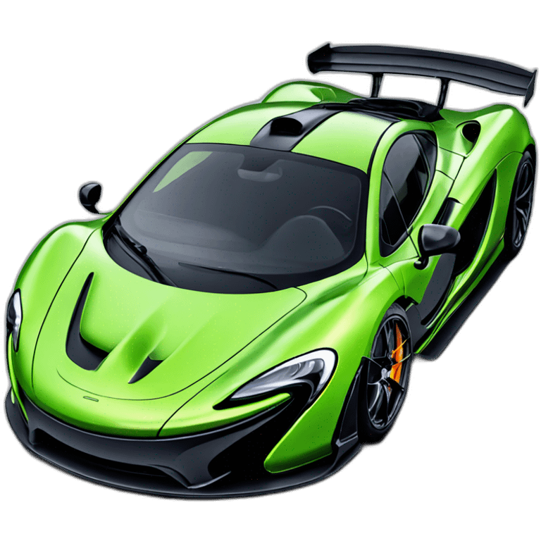 mclaren p1 de course  emoji