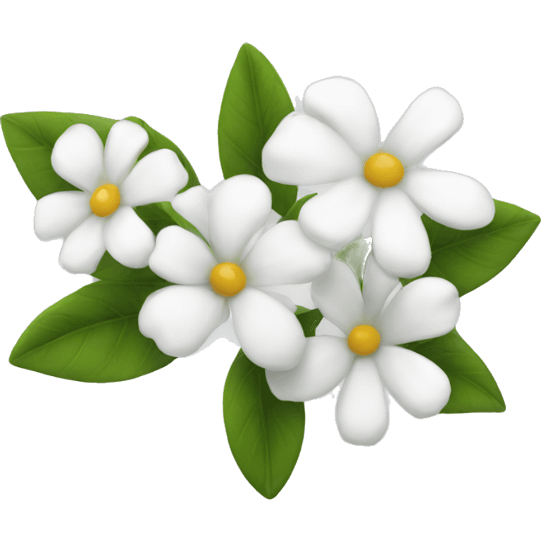 white flowers emoji