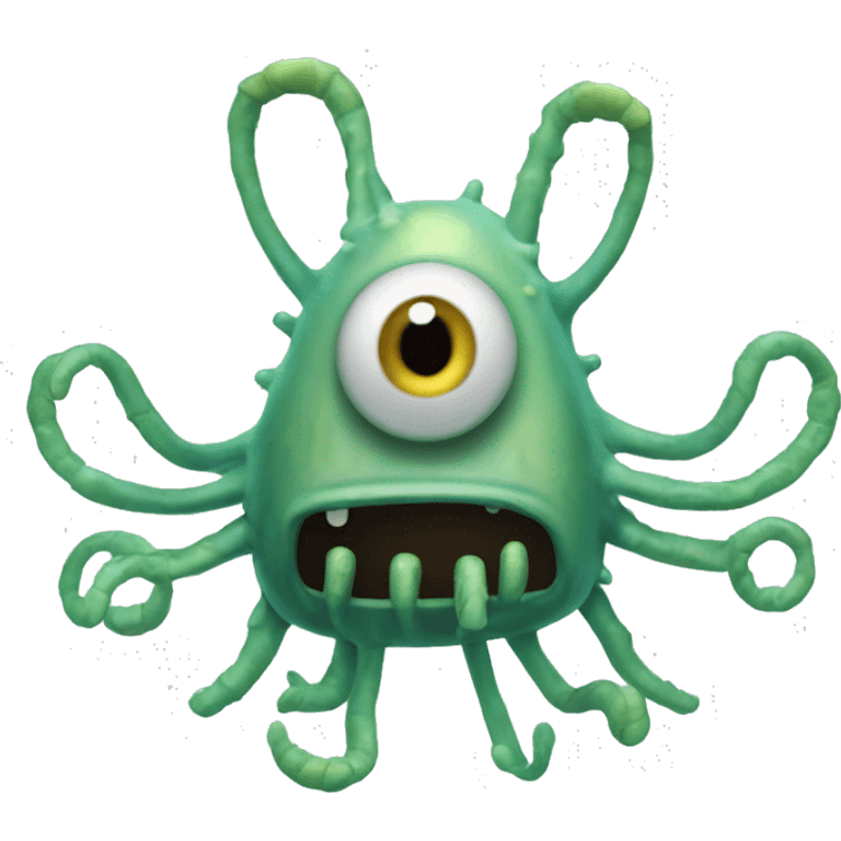 plankton from the cartoon spongebob emoji