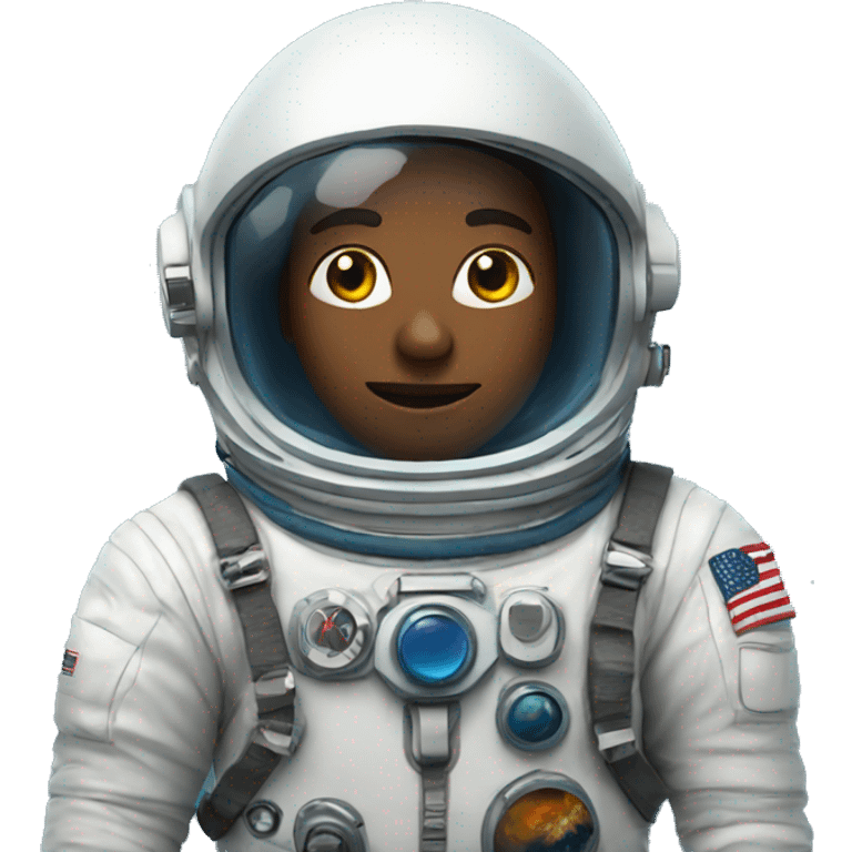 astronaut in ocean emoji