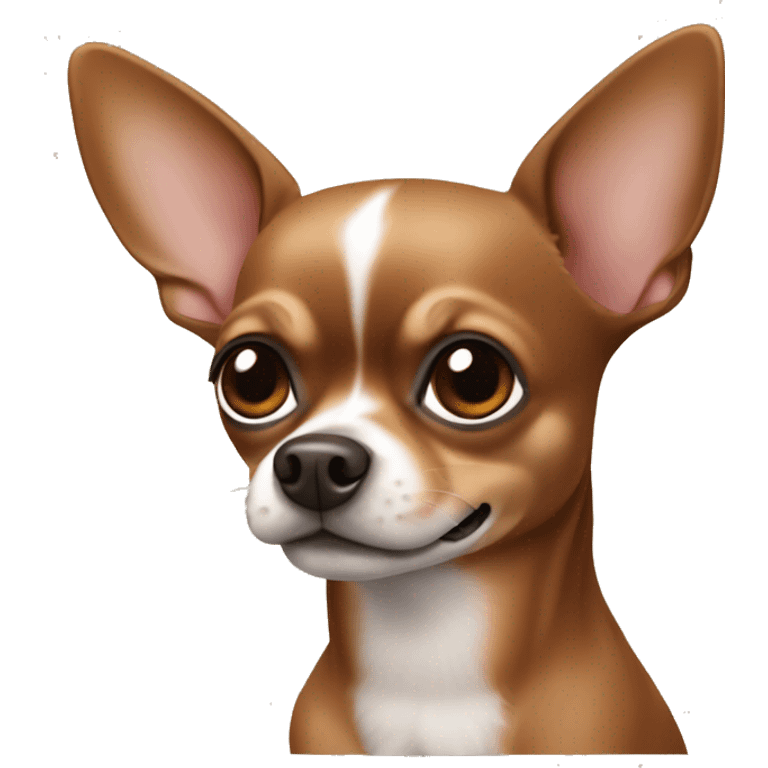 Brown chihuahua  emoji