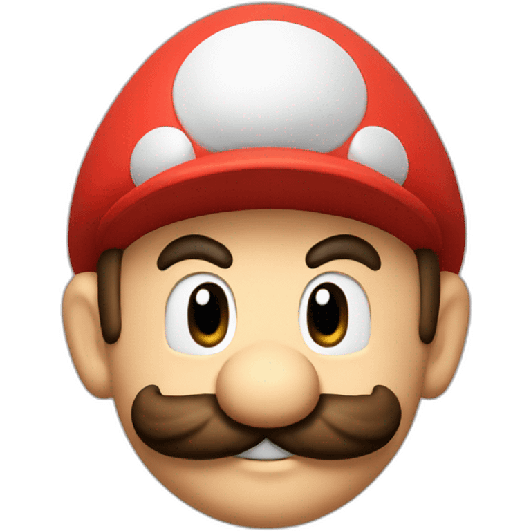 mario with mushroom emoji