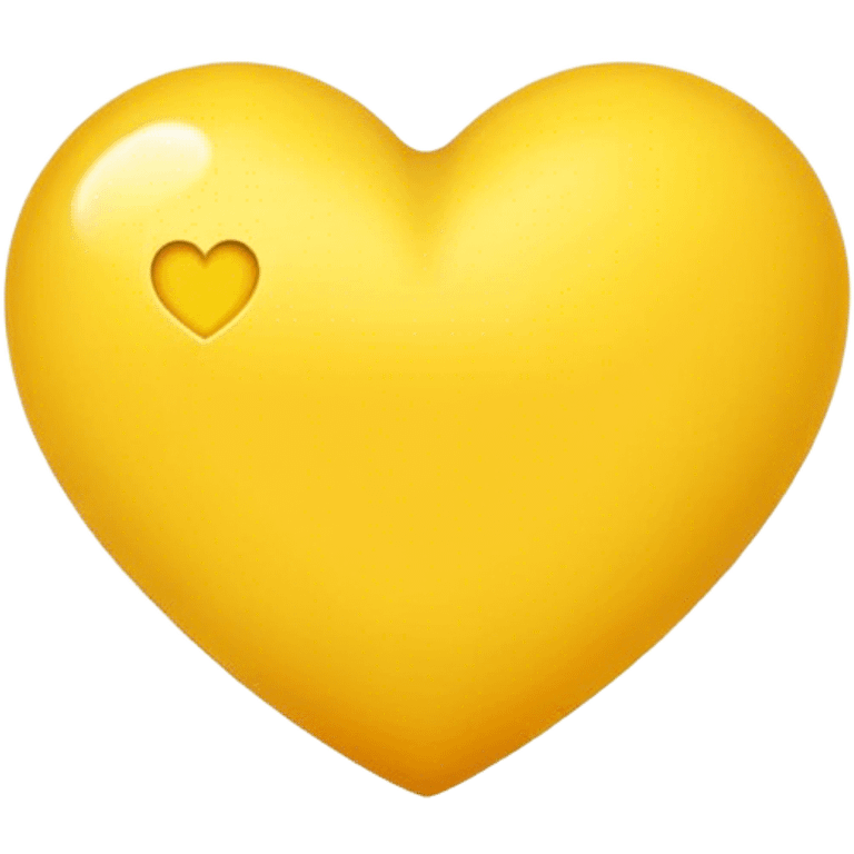 Yellow heart emoji