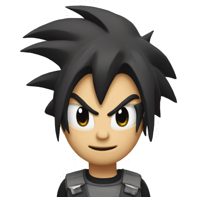 sonic black emoji