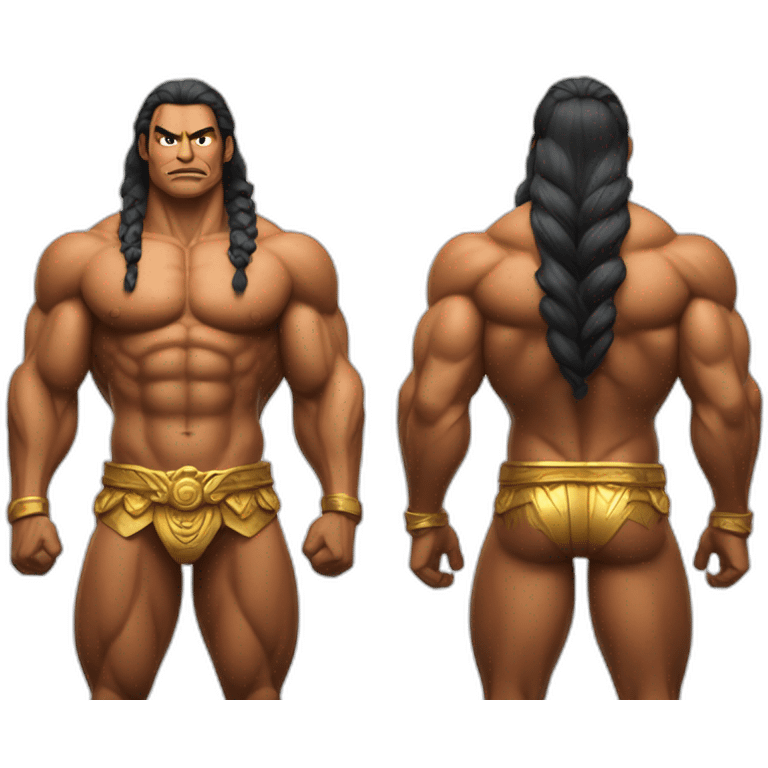 Lord Hanumaan Body builder full emoji