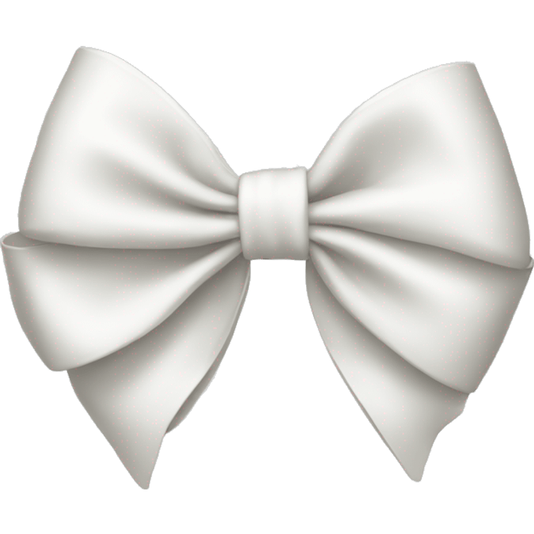 white bow emoji