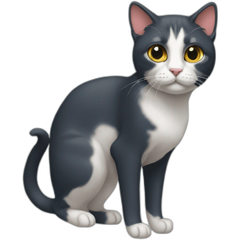 Cat tricolor emoji